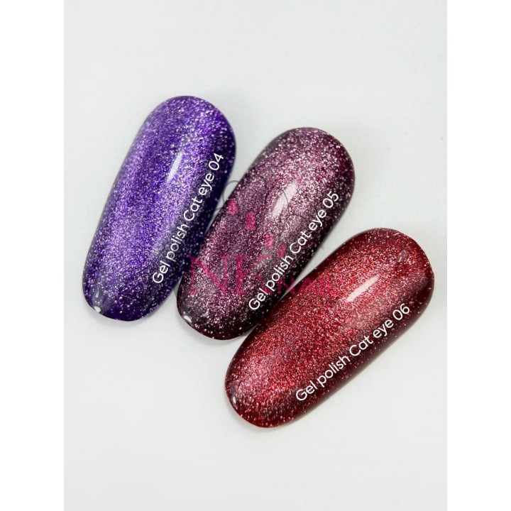 Гель-лак NAILSOFTHEDAY Cat eye №06, 6 мл TPO free