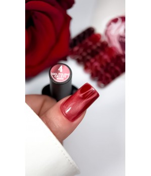 Гель-лак Crooz Cat Wine №4, 8 мл TPO free