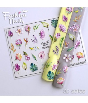 3D Слайдер Fashion Nails №130