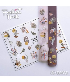 3D Слайдер Fashion Nails №132