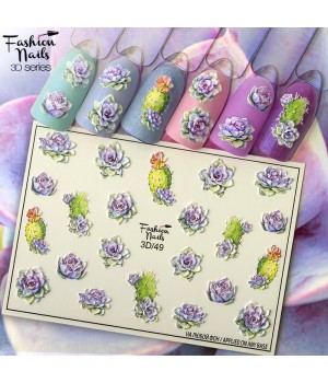 3D Слайдер Fashion Nails №049