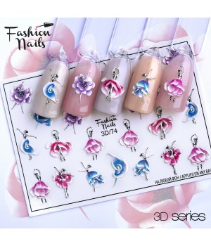 3D Слайдер Fashion Nails № 074