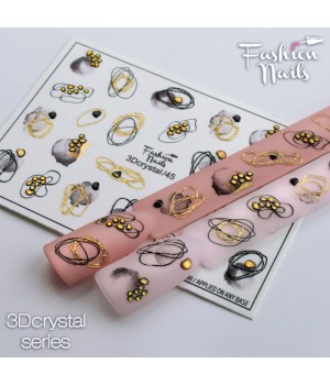 3D Слайдер Fashion Nails Crystal № 045