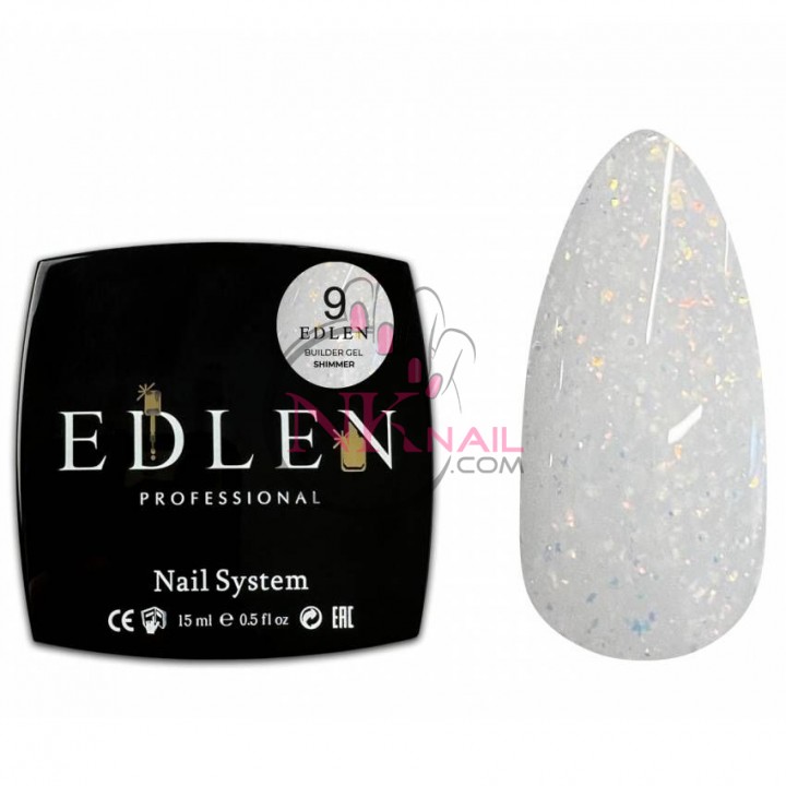 Гель Builder Gel Edlen №09 15 мл HEMA/TPO free