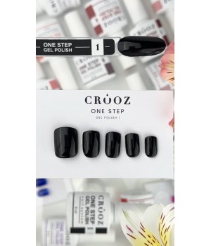 Гель-лак Crooz Однофазний One Step №01, 8мл TPO free