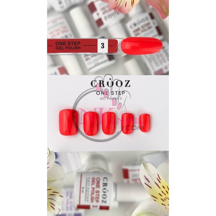 Гель-лак Crooz Однофазний One Step №03, 8мл TPO free